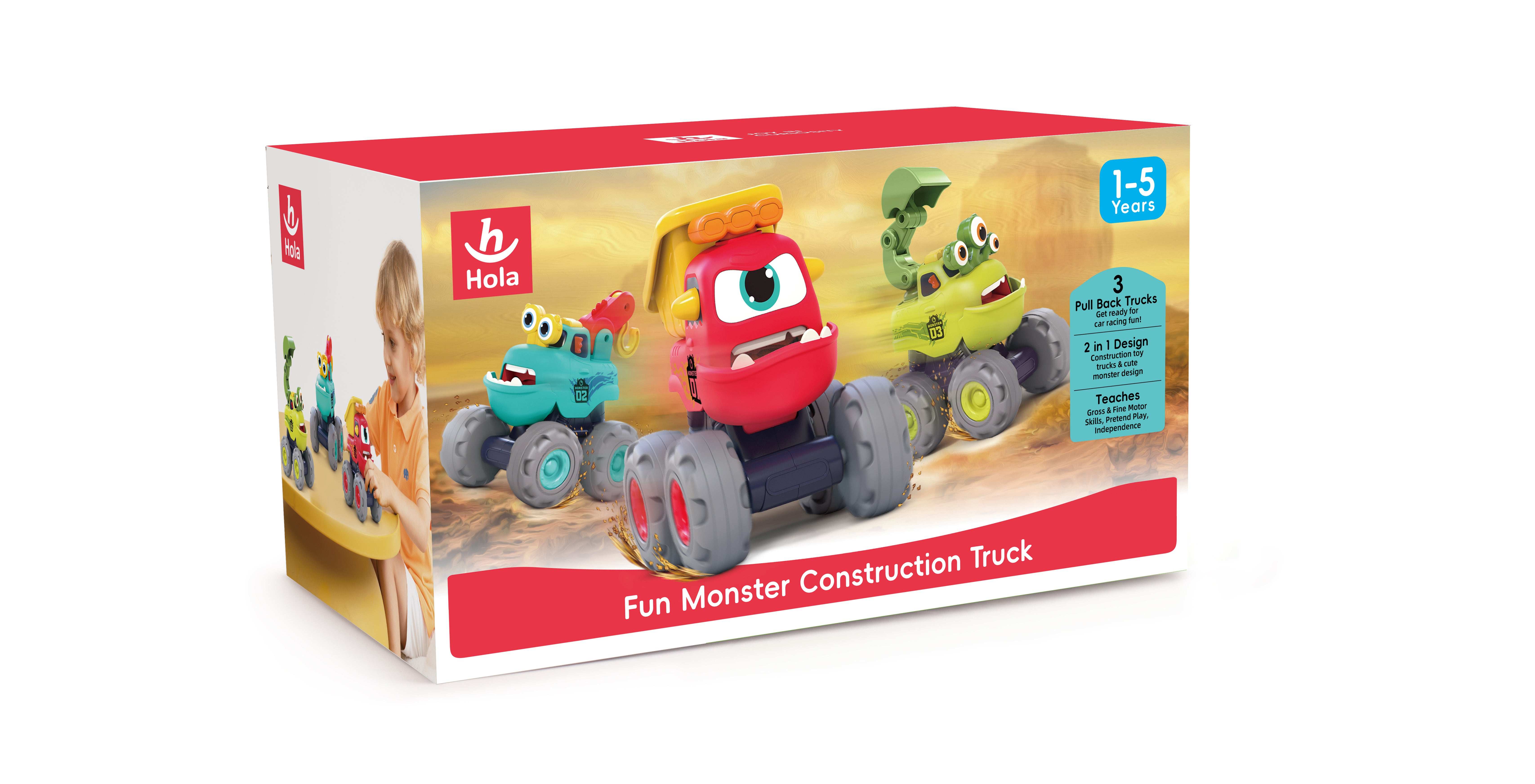 Fun Monster Construction Truck Learning Toy for Toddlers in Kuwait